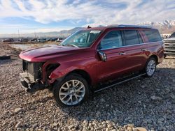 Ford Expedition salvage cars for sale: 2018 Ford Expedition Max Platinum