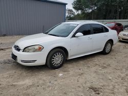 Chevrolet Impala salvage cars for sale: 2010 Chevrolet Impala Police