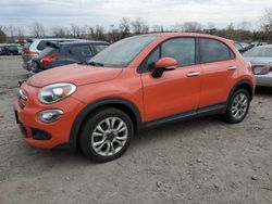 Fiat 500 salvage cars for sale: 2017 Fiat 500X Easy