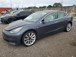 Salvage cars for sale from Copart Homestead, FL: 2020 Tesla Model 3