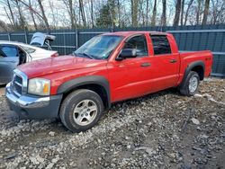 Dodge salvage cars for sale: 2005 Dodge Dakota Quad SLT