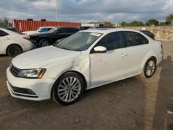 Volkswagen Jetta salvage cars for sale: 2016 Volkswagen Jetta SEL