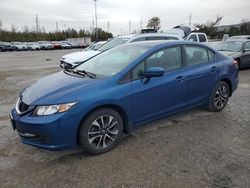 Honda Civic salvage cars for sale: 2015 Honda Civic EX