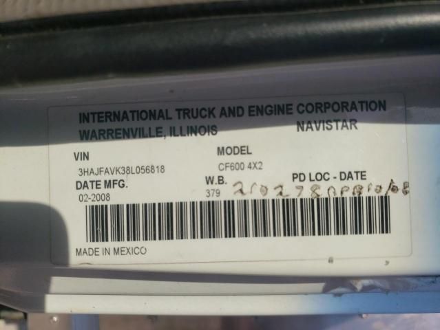 2008 International CF 600