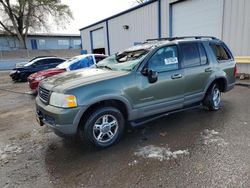 Ford Explorer salvage cars for sale: 2002 Ford Explorer XLT