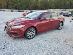 Salvage cars for sale from Copart Gainesville, GA: 2017 Ford Fusion SE Hybrid