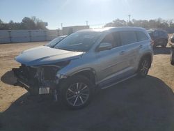 Toyota Highlander salvage cars for sale: 2017 Toyota Highlander SE