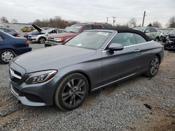 Mercedes-Benz c-Class salvage cars for sale: 2017 Mercedes-Benz C 300 4matic