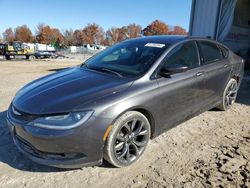 Chrysler salvage cars for sale: 2015 Chrysler 200 S