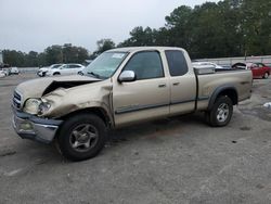 Toyota Tundra salvage cars for sale: 2002 Toyota Tundra Access Cab