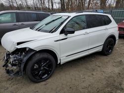 Volkswagen salvage cars for sale: 2024 Volkswagen Tiguan SE R-LINE Black