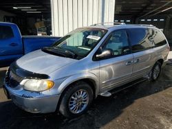 Chrysler salvage cars for sale: 2002 Chrysler Town & Country Limited