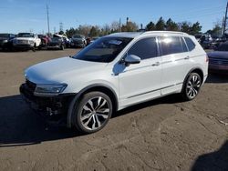 Volkswagen Tiguan salvage cars for sale: 2021 Volkswagen Tiguan SEL Premium R-Line