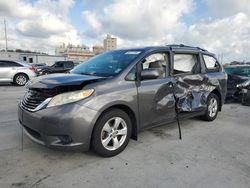 Toyota Sienna le salvage cars for sale: 2013 Toyota Sienna LE