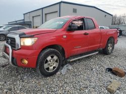 Toyota Tundra salvage cars for sale: 2007 Toyota Tundra Double Cab SR5