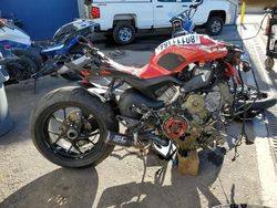 Ducati Streetfigh salvage cars for sale: 2023 Ducati Streetfighter V4