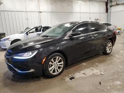 Chrysler 200 salvage cars for sale: 2015 Chrysler 200 Limited