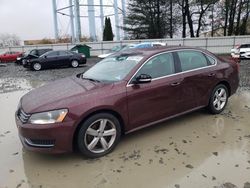 Volkswagen salvage cars for sale: 2013 Volkswagen Passat SE