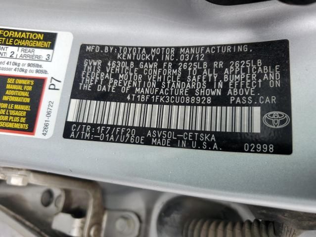 2012 Toyota Camry Base