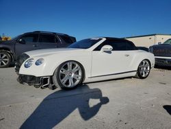 Bentley Continental salvage cars for sale: 2013 Bentley Continental GTC V8