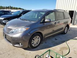 Toyota Sienna xle salvage cars for sale: 2017 Toyota Sienna XLE