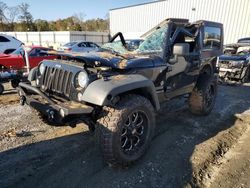 Jeep salvage cars for sale: 2015 Jeep Wrangler Sport