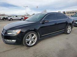 Volkswagen Passat salvage cars for sale: 2013 Volkswagen Passat SEL