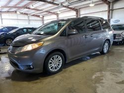 Toyota salvage cars for sale: 2015 Toyota Sienna XLE