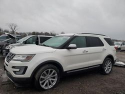 Ford Explorer salvage cars for sale: 2017 Ford Explorer Limited