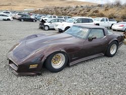 Salvage cars for sale from Copart Reno, NV: 1981 Chevrolet Corvette