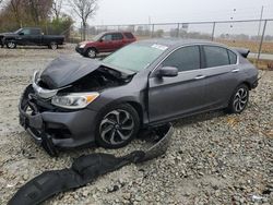 Honda Accord salvage cars for sale: 2017 Honda Accord EXL