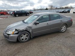 Honda Accord salvage cars for sale: 2007 Honda Accord EX