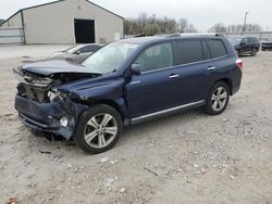 Toyota Highlander salvage cars for sale: 2011 Toyota Highlander Limited