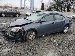 Toyota Corolla salvage cars for sale: 2016 Toyota Corolla L