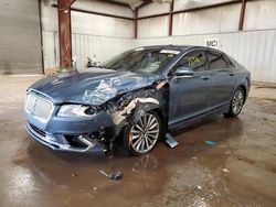 Lincoln mkz salvage cars for sale: 2018 Lincoln MKZ Premiere