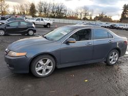 Acura salvage cars for sale: 2006 Acura TSX