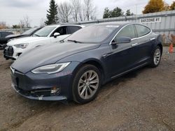 Salvage cars for sale from Copart Bowmanville, ON: 2017 Tesla Model S