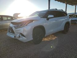 Toyota Highlander Vehiculos salvage en venta: 2022 Toyota Highlander Hybrid XLE