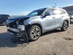 Toyota Highlander salvage cars for sale: 2021 Toyota Highlander Hybrid XLE