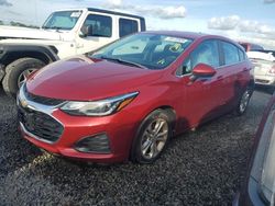 Chevrolet Cruze salvage cars for sale: 2019 Chevrolet Cruze LT