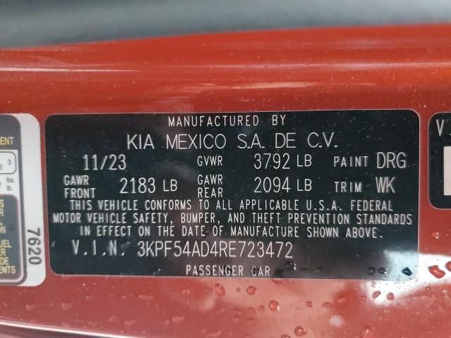 2024 KIA Forte GT Line