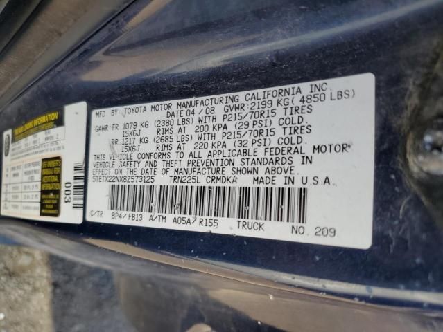 2008 Toyota Tacoma Access Cab