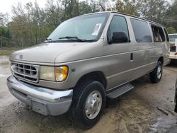 Ford Econoline e350 Super Duty salvage cars for sale: 2001 Ford Econoline E350 Super Duty Wagon