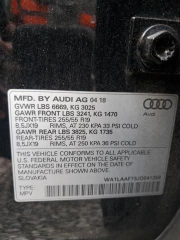 2018 Audi Q7 Premium Plus