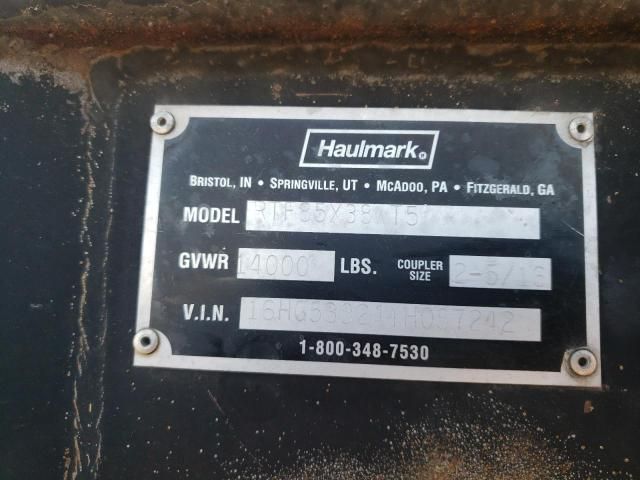 2001 Haulmark Trailer