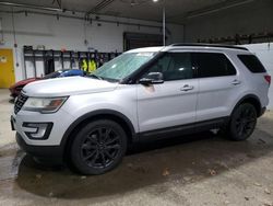 Ford Explorer salvage cars for sale: 2017 Ford Explorer XLT