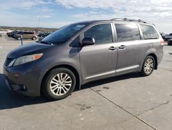 Toyota Sienna xle salvage cars for sale: 2013 Toyota Sienna XLE