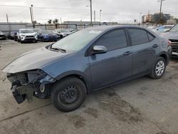 Salvage cars for sale from Copart Los Angeles, CA: 2015 Toyota Corolla L