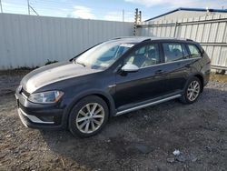 Volkswagen Golf salvage cars for sale: 2017 Volkswagen Golf Alltrack S