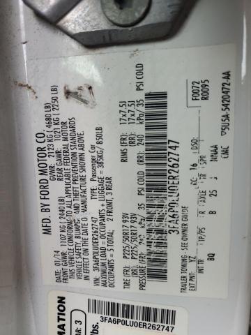 2014 Ford Fusion se Hybrid